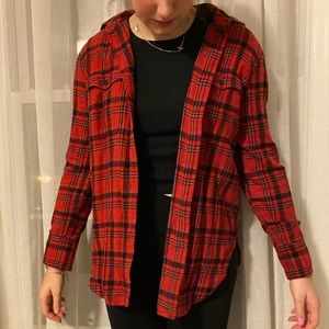J. Crew Red Button Down Shirt